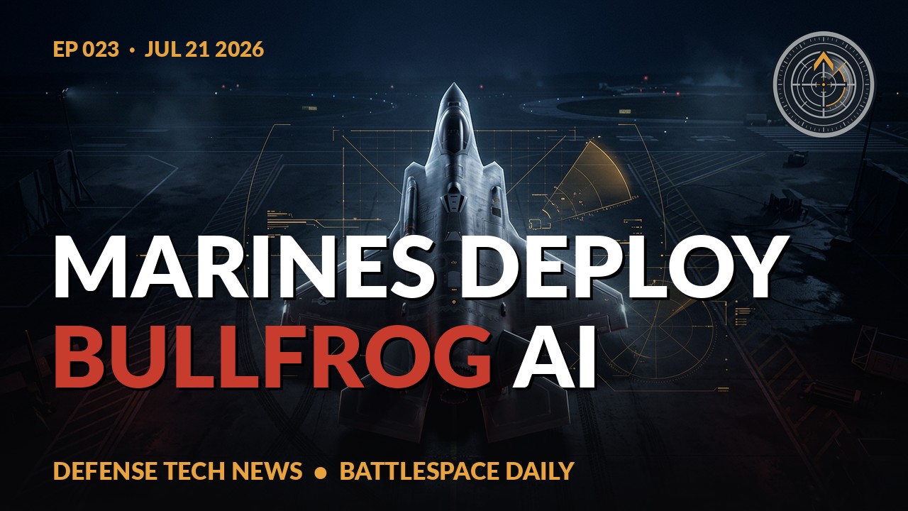 Marines deploy AI Bullfrog for drone defense